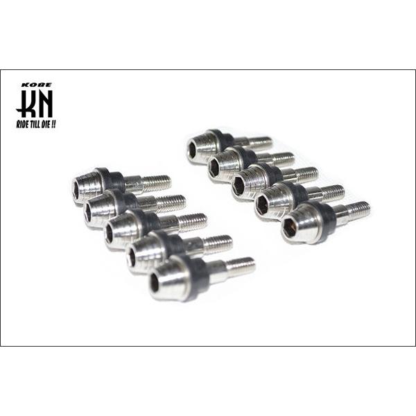 KN企画 クランクケースボルト（10本セット）/BWS-R［2JS］・BWS125［SEA6J］ N...