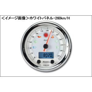 エースウェル　メーター　CA085-552W（ホワイト） ACEWELL CA085-552-W 多機能デジタルメーター 12000RPM（ホワイト