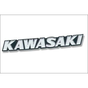 カワサキ（Kawasaki） ☆KAWASAKI 大文字 クラシック エンブレム☆2枚