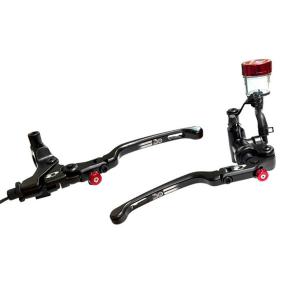 バイク 汎用 22mm ブレーキレバー＆クラッチレバーセット マスター