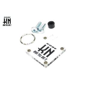【ネコポス対応】KN企画 自賠責ステッカープレート＆KNキーホルダー（クリアー） JS-SH-ACP...