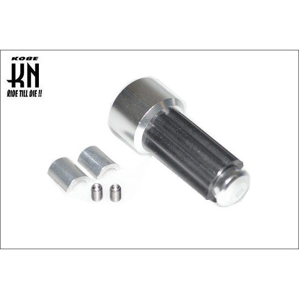 KN企画 サイドスタンドストッパー（シルバー）/シグナスX NXC125-199-S