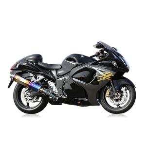 r’s gear GSX1300R HAYABUSA （08-18年） ワイバン フルエキゾースト マフラー シングル チタンドラッグブルー WS07-01DB｜moto-jam