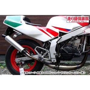 RSY 走り屋倶楽部 タイプ1 （シルバー）ステー付属/NSR50[AC10] 115