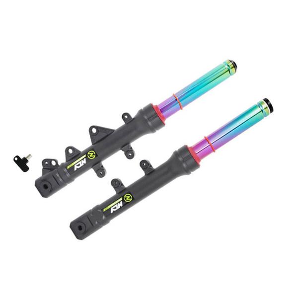 KN企画 NCY フロントフォーク（N-21）減衰力/イニシャル調整式 チタンカラー/グリファス・X...