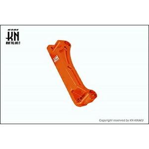 KN企画 260mmDISK用 ノーマルキャリパー用 3Dサポート（オレンジ）/PCX125［JF2...