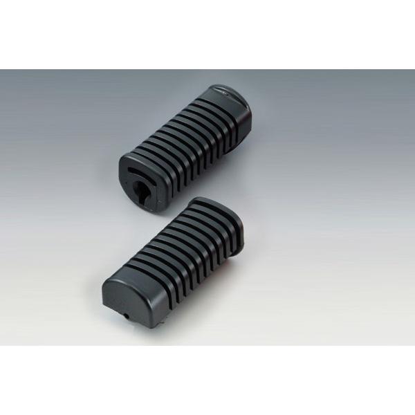 KIJIMA ステップラバー 左右セット（ブラック）/Ape50・Ape100 213-1892