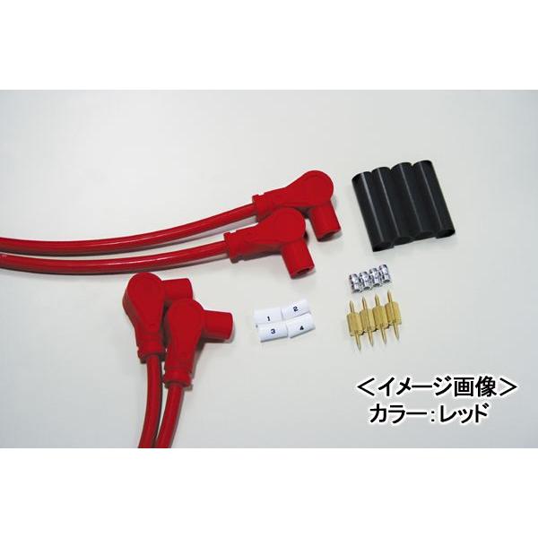 C.F.POSH スピードプロツインシリコンプラグコード車種専用キット（レッド） XJR1300