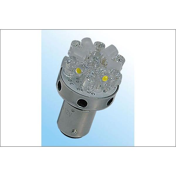 M＆H 超高輝度 電球型LED L・ビーム R＆W（レッド＆ホワイトモデル）/L8183R＆W（口金...