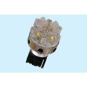 M＆H 超高輝度 電球型LED L・ビーム R＆W（レッド＆ホワイトモデル）/L8187R＆W（ウェ...