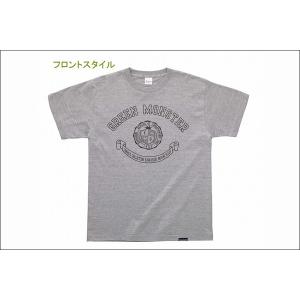 KAWASAKI カワサキ バイカーズコレクションTシャツ （GREEN MONSTER/杢グレー）/フリーサイズ J8901-0675｜moto-jam