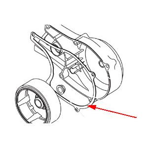 KITACO  左側クランクケースカバーガスケット/Ape50・Ape100・XR50モタード・XR...