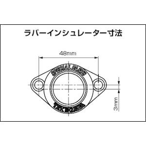 SP武川 ラバーインシュレーター/ケイヒンCRmini用 00-03-0209｜moto-jam