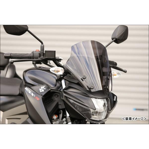 KIJIMA スクリーン メーターバイザー（スモーク）/GSX-S125 305-475