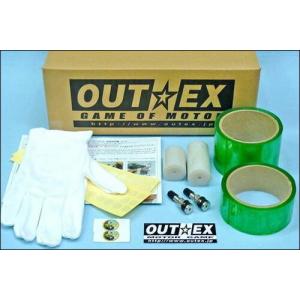 OUTEX   クリアチューブレスキット/WR250X DIDリム（前後セット）フロント17-18×3.00MT＆リア17-18×4.00-4.25MT FR304D｜moto-jam