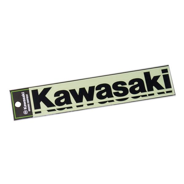 【ネコポス対応】KAWASAKI カワサキ ロゴカッティングステッカー（S）ブラック J7010-0...