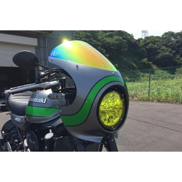 ACRYPOINT Z900RS・Z900RS CAFE ライトシールド（イエロー） KLS002