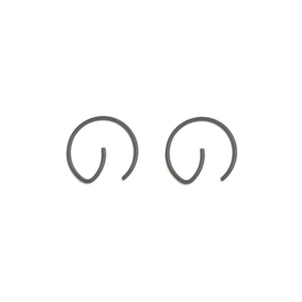 【ネコポス対応】KN企画 ピストンサークリップ（15mm）便利クリップ タイプ2 CLIP-15-B...