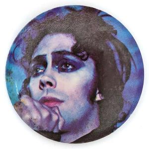 ロッキー・ホラー・ピクチャー・ショー フランクン・フルター 缶バッジ Rocky Horror Picture Show Dr.Frank N.Furter Badge 映画 Movie｜moto-music