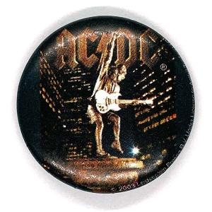 ＡＣ／ＤＣ ビンテージ 缶バッジ AC/DC Vintage Badge バンド 音楽 Music Band ACDC｜moto-music