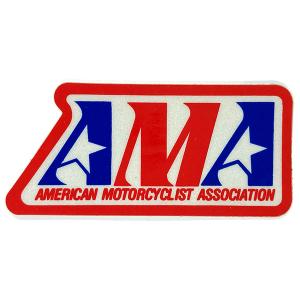 ＡＭＡ ビンテージ ロゴ リフレクティブ デカール AMA Vintage Logo Reflective Decal アメリカモーターサイクル協会 ステッカー シール｜moto-music