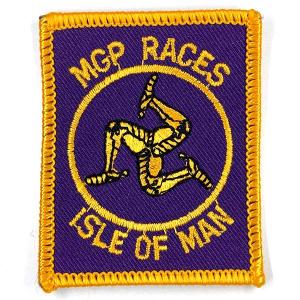 アイルオブマン マンクスグランプリ レース パッチ ISLE OF MAN MGP RACES Patch バイカー カフェレーサー ワッペン Biker Wappen｜moto-music