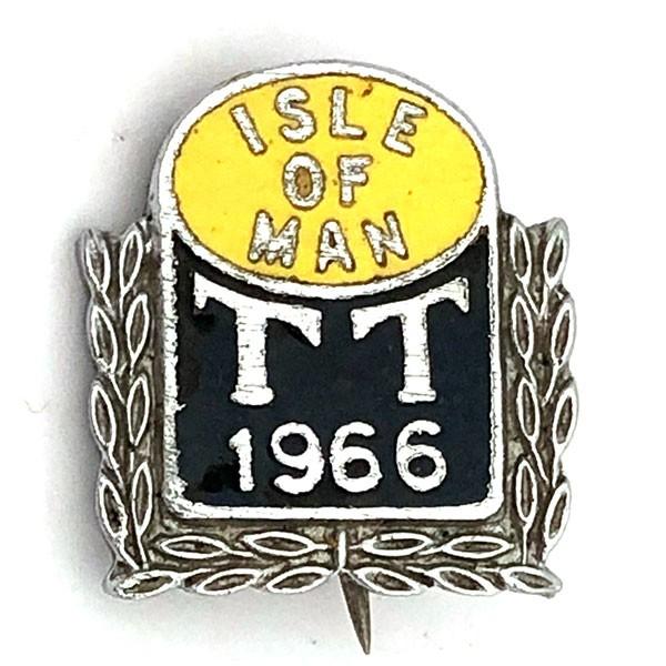 アイルオブマン １９６６ ＴＴ ビンテージ ピンバッジ ISLE OF MAN 1966 TT Vi...