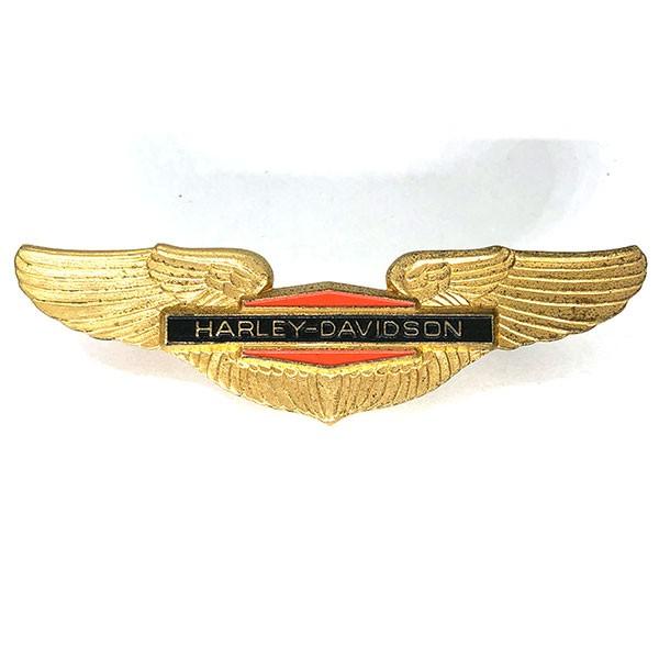 ハーレーダビッドソン ウィング/ロゴ ビンテージ ピンバッジ Harley Davidson Win...