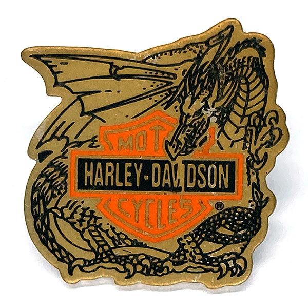 ハーレーダビッドソン ドラゴン ロゴ ピンバッジ Harley Davidson Dragon Lo...