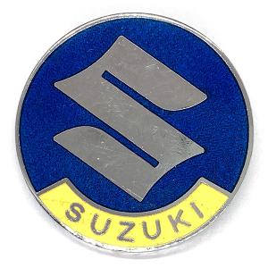 スズキ 大型 ビンテージ ピンバッジ SUZUKI Large Vintage Pin Biker