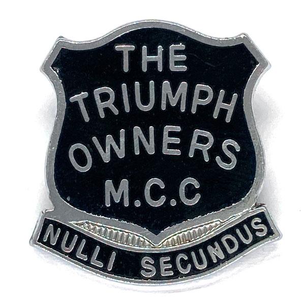 トライアンフ オーナーズクラブ ビンテージ ピンバッジ Triumph OWNERS M.C.C. ...