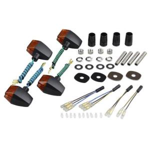 在庫有り POSH ポッシュ クラシカル スリムシャープタイプウインカーキット ブラックボディ/オレ...