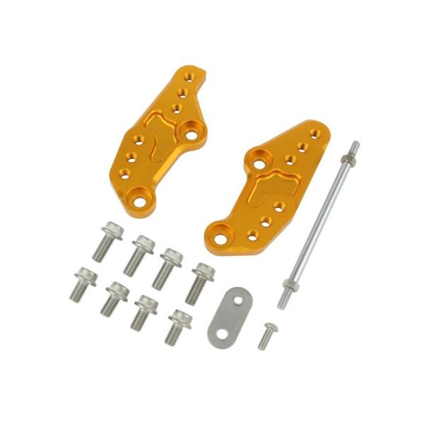 在庫有り POSH Faith ポッシュ フェイス ステップアッププレート ゴールド YZF-R25...