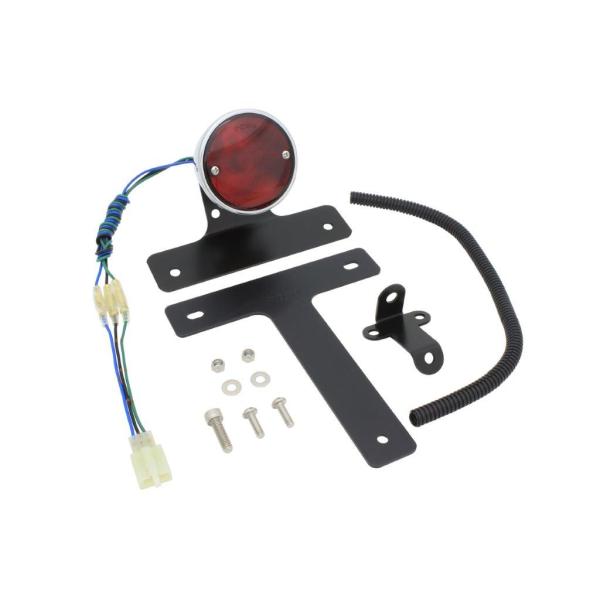 在庫有り POSH Faith ポッシュ フェイス ヴィンテージラウンドテールランプキット メッキ ...