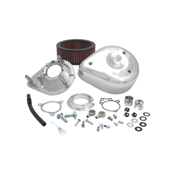 S&amp;S Cycle エスアンドエスサイクル ティアドロップエアクリーナーキット CH TWIN CA...