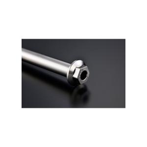 [オプション] OVER×KOOD クロモリ Rrアクスルシャフト Φ17xL347 ゼファー750...