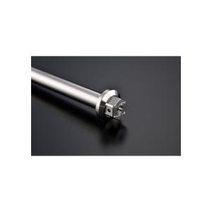 [オプション] OVER×KOOD クロモリ Rrアクスルシャフト Φ12x250 CT125 オー...