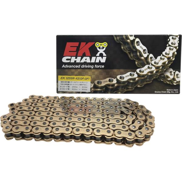 EK チェーン/525SR-X2(GP;GP)/リンク数 : 116/ジョイントタイプ : スクリュ...