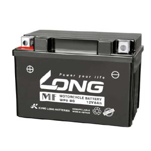 ロングバッテリー WP9-BS LONG バッテリー 12V／8Ah 液注入済 互換 YTX9-BS...