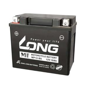 ロングバッテリー WP12-BS LONG バッテリー 12V／10Ah 液注入済 互換 YTX12...