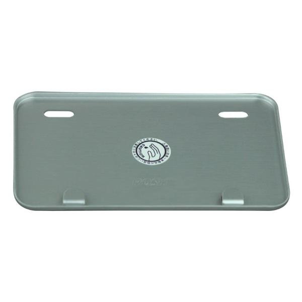 在庫有り POSH Faith ポッシュ フェイス アルミライセンスプレートSサイズ シルバー 50...