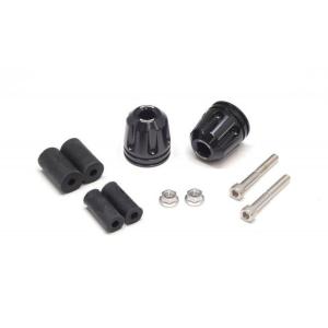 要納期確認 ACTIVE アクティブ アルミバーエンド φ33-L35 リボルバー ブラック 608...