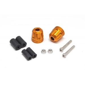 要納期確認 ACTIVE アクティブ アルミバーエンド φ33-L35 リボルバー ゴールド 608...