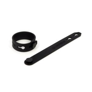 在庫有り ACTIVE シリコン製バンド BLK 2個入 80mm-95mm 60809002BK