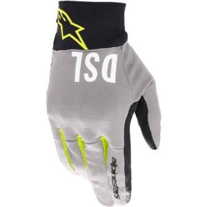 在庫有り 正規品 alpinestars アルパインスターズ AS-DSL SHOTARO GLOVE ショータローグローブ 925 LIGHT GRAY YELLOW FLUO サイズ:(XL)｜moto-occ