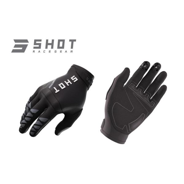 SHOT RACE GEAR ショットレースギア MXグローブ CORE(コア) グレー Mサイズ ...