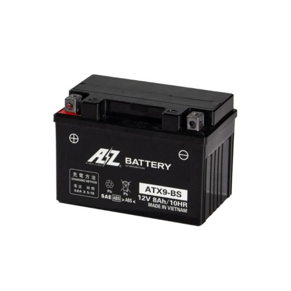 AZ AZ バッテリー AZ 2輪バッテリー液入充済 - ATX9-BS