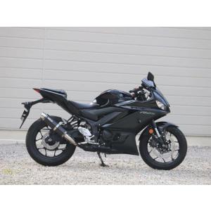 WR’S ダブルアールズ YAMAHA ヤマハ YZF-R25/MT-25 (22-) スリップオンマフラー ラウンド/カーボンサイレンサー BC2270JM｜moto-occ