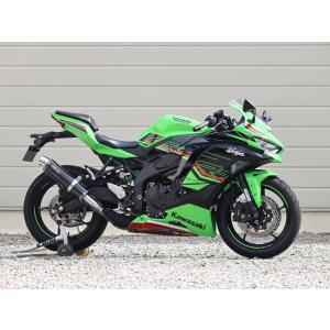 WR’S ダブルアールズ KAWASAKI カワサキ ZX-4R SE/ZX-4RR (23-) 8BL-ZX400P スリップオンマフラー ラウンド/カーボンサイレンサー BC4440JM｜moto-occ