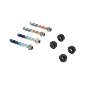 ブレンボ オフセットカラーマウントボルトセット 適合キャリパーB フランジ六角 チタン色 Ninja...